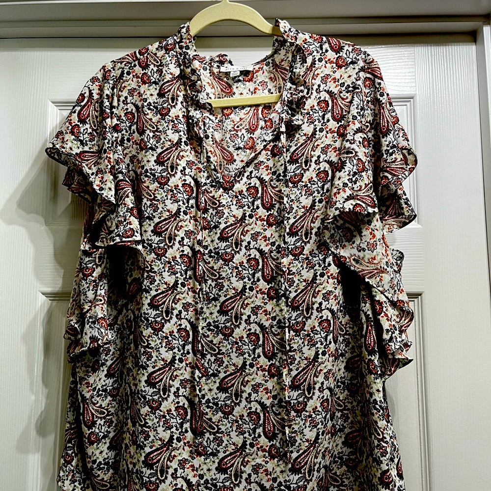 alex & lili X-Large sleeveless blouse